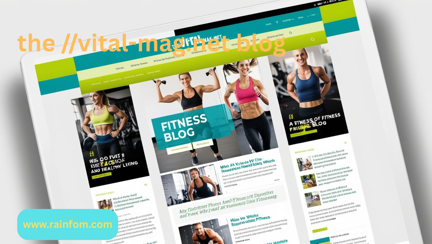 the //vital-mag.net blog website interface